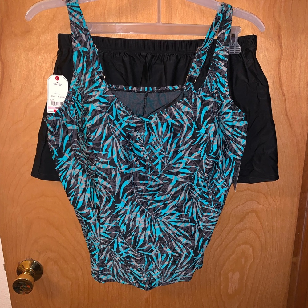 Two piece bathing suit